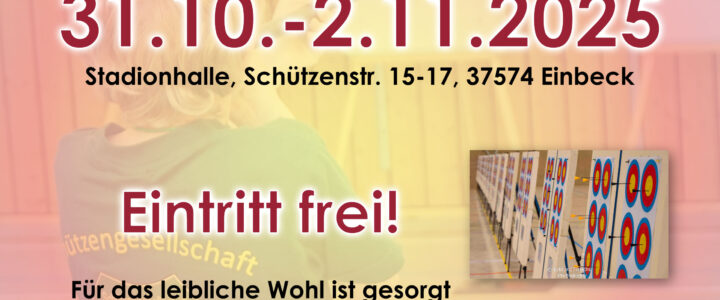 Erfolgreiche Premiere bei der 1. Deutschen Meisterschaft im Blasrohrschießen